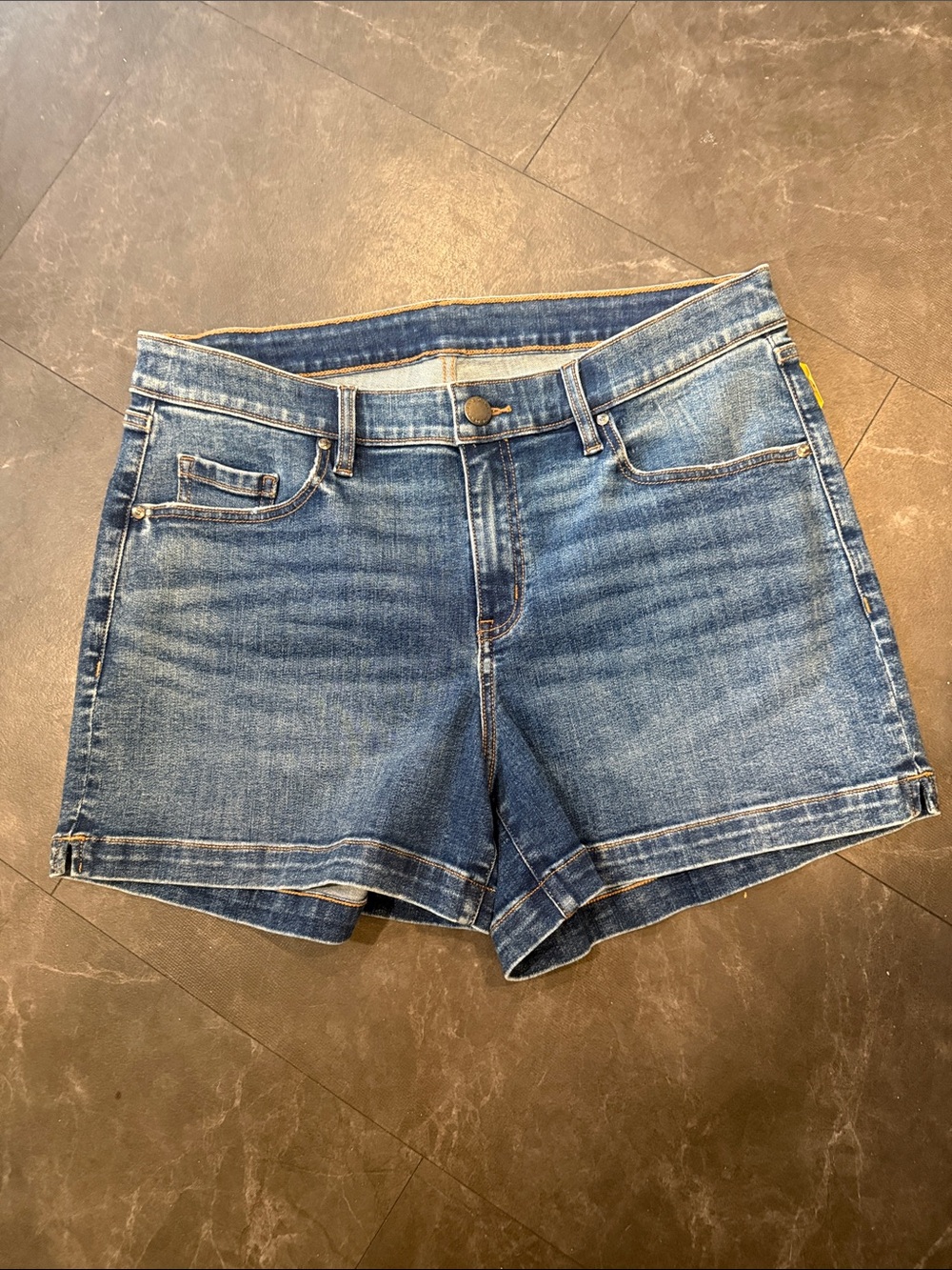 Lane Bryant Mid-Blue Denim Jean Shorts